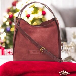 American Leather Co Auburn 2.0 Triple Entry Satchel/ Crossbody  NWT